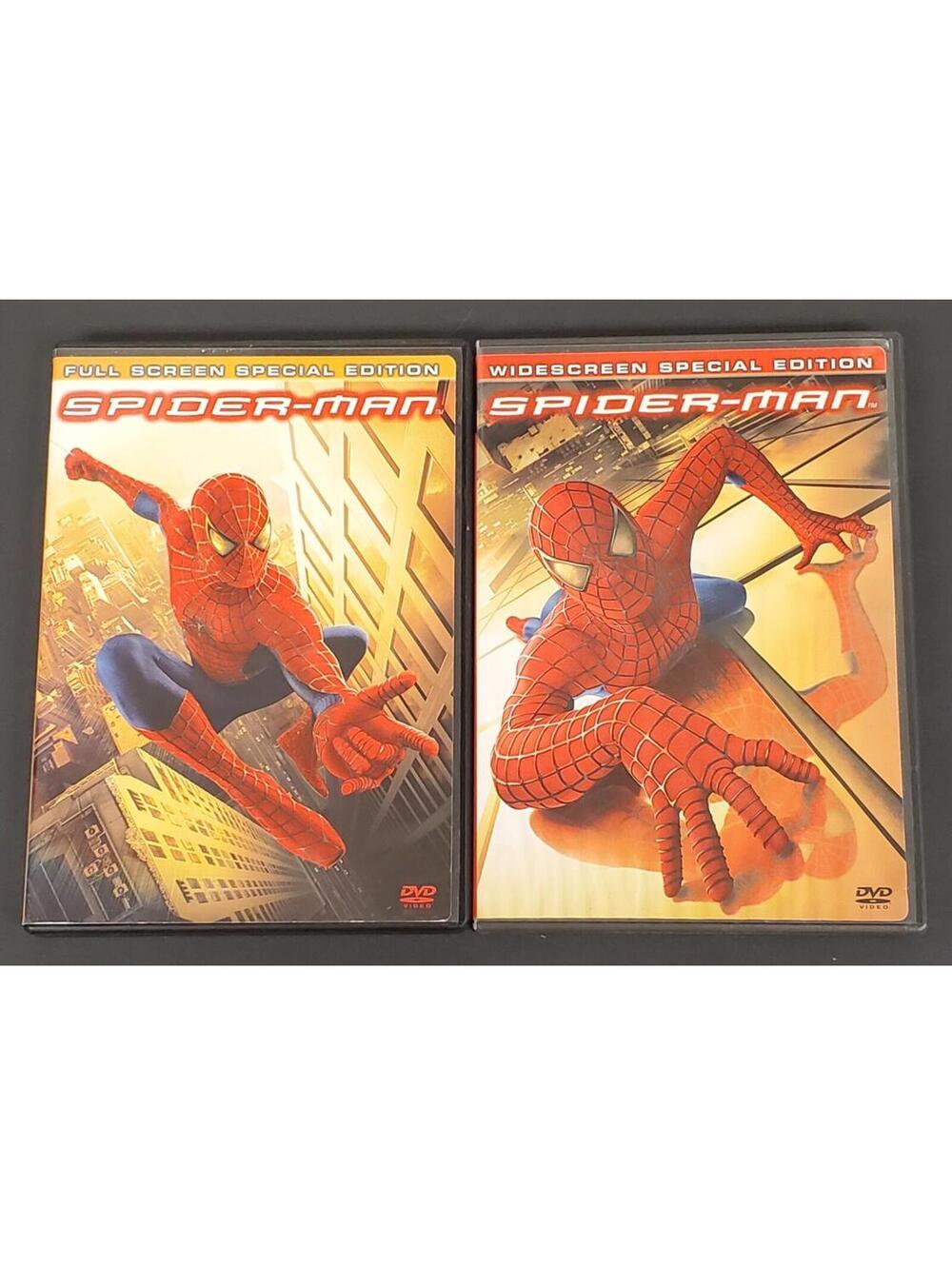 Spider-Man Full Screen & Widescreen Special Edition DVD Set VG